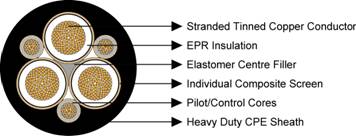 Type 2S 1.1/1.1KV & 3.3/3.3KV Individually Screened